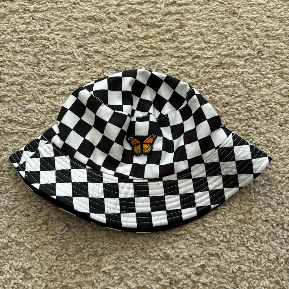 Checkered Bucket Hat